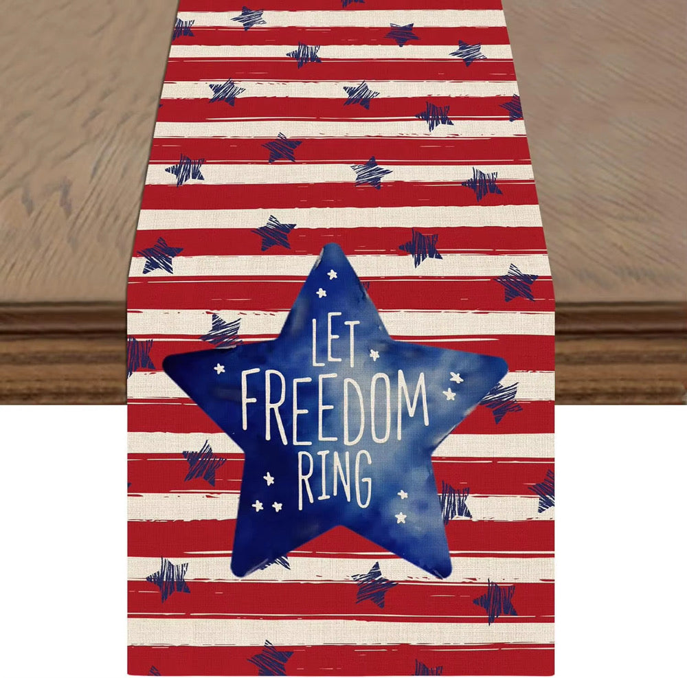 Partriotic Table Runners
