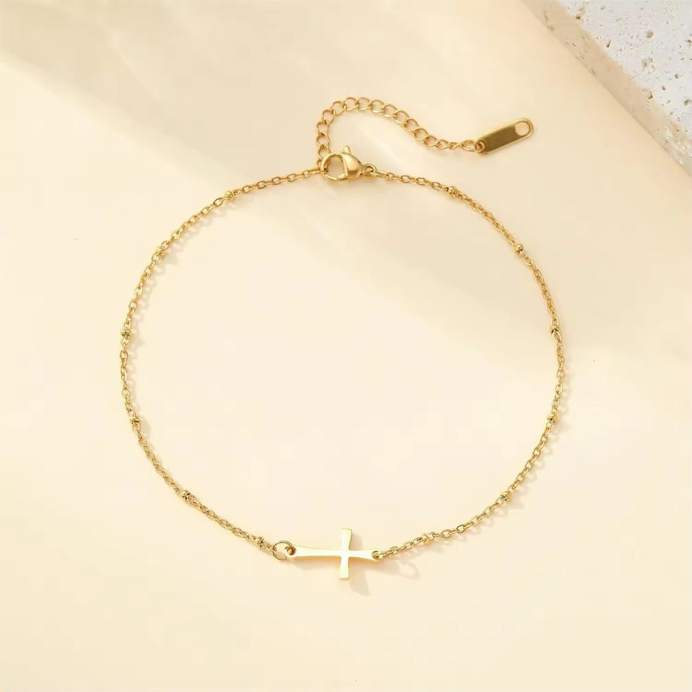 Cross Anklet