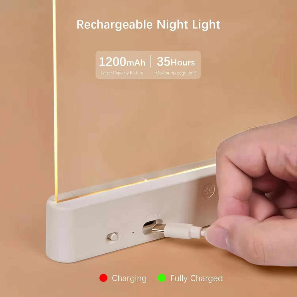 Double Duty Book Light AND Night Light