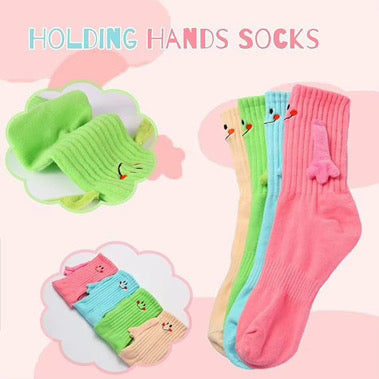 The Smiley Soulmates Magnetic Socks