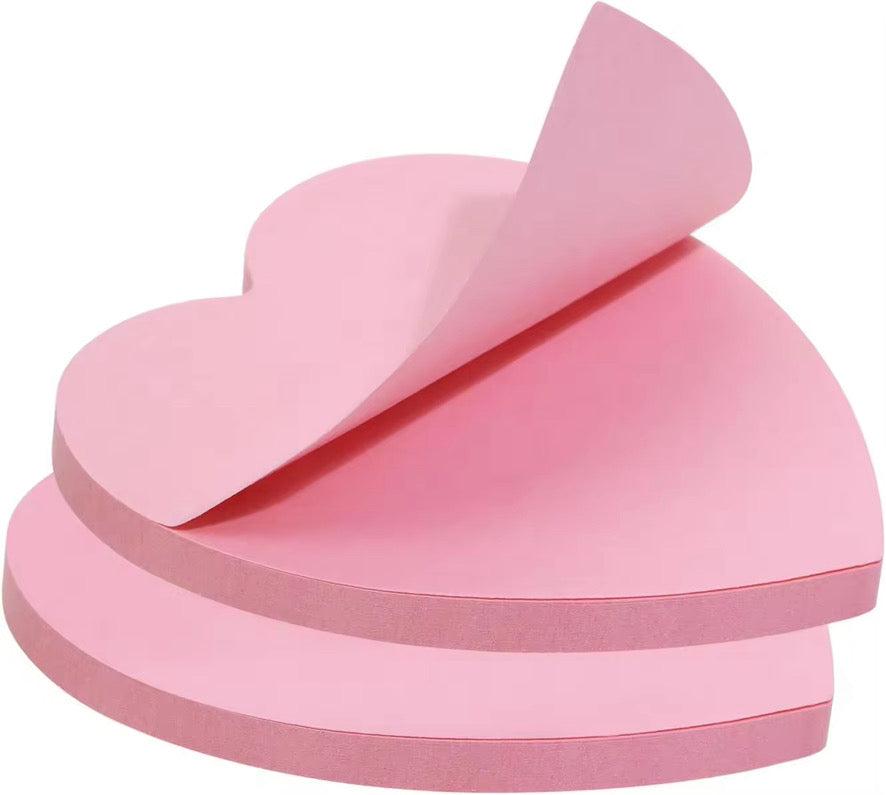 Love Notes 2 Pack Heart Sticky Notepads