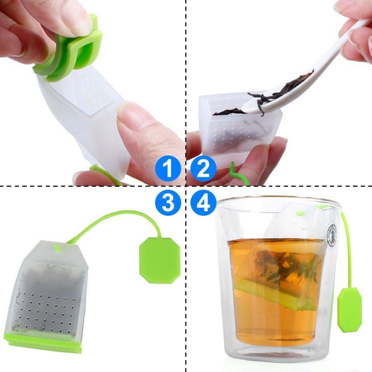 6 Piece Silicone Tea Infusers