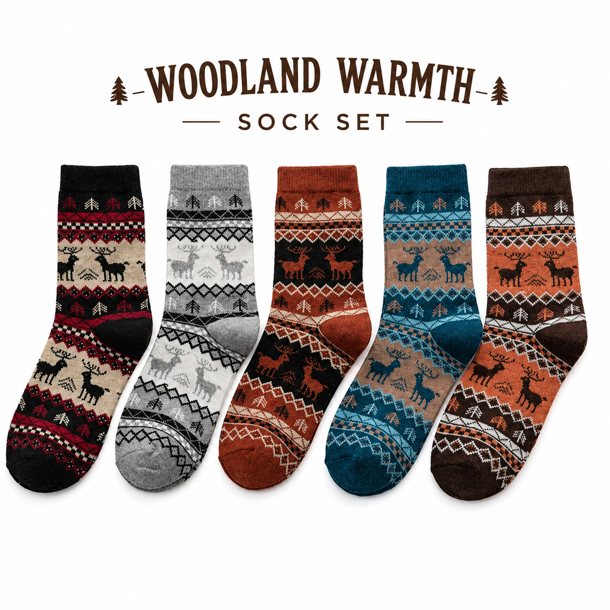 Woodland Warmth Sock Set