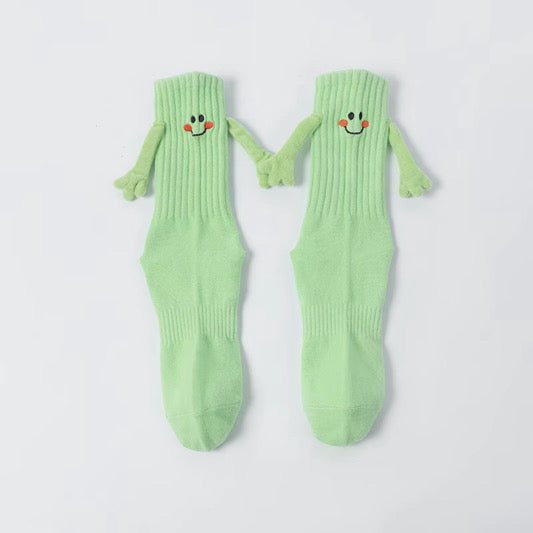 The Smiley Soulmates Magnetic Socks
