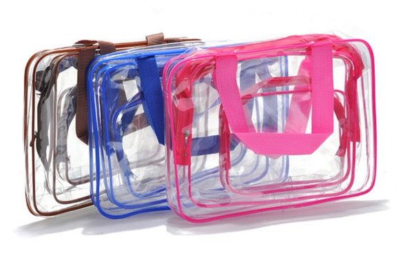 3 Piece Clear Bag Storage Solution