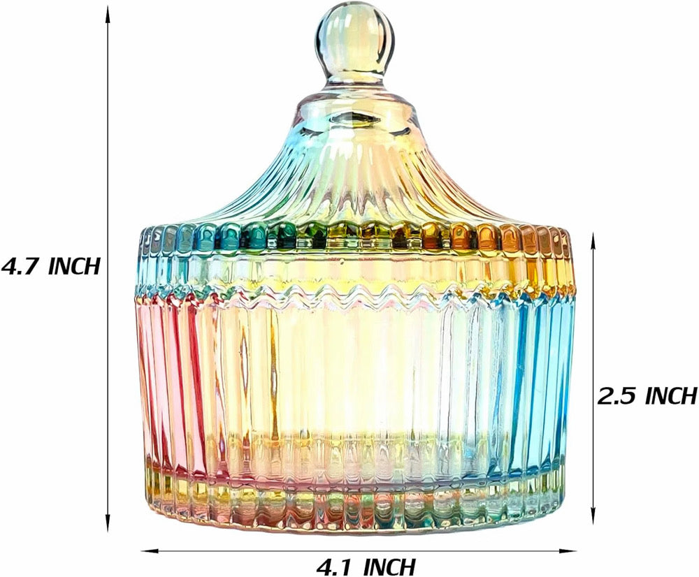 Rainbow Reflection Dish With Lid