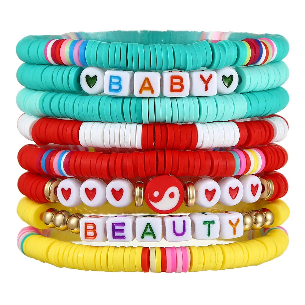 Friendship Bracelet Stacks