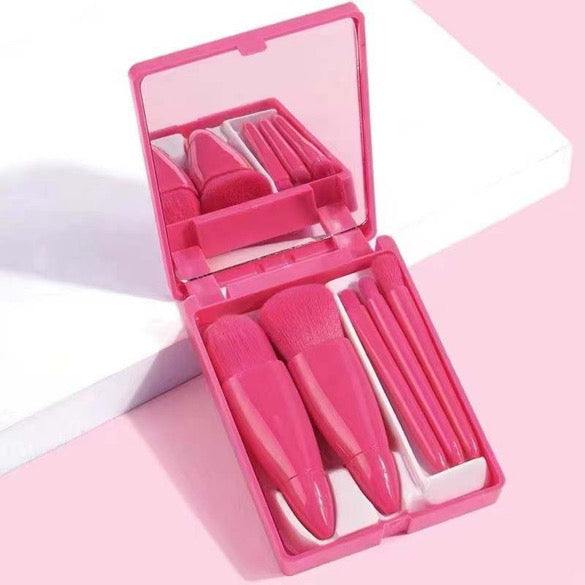 5 Piece Makeup Brush Set