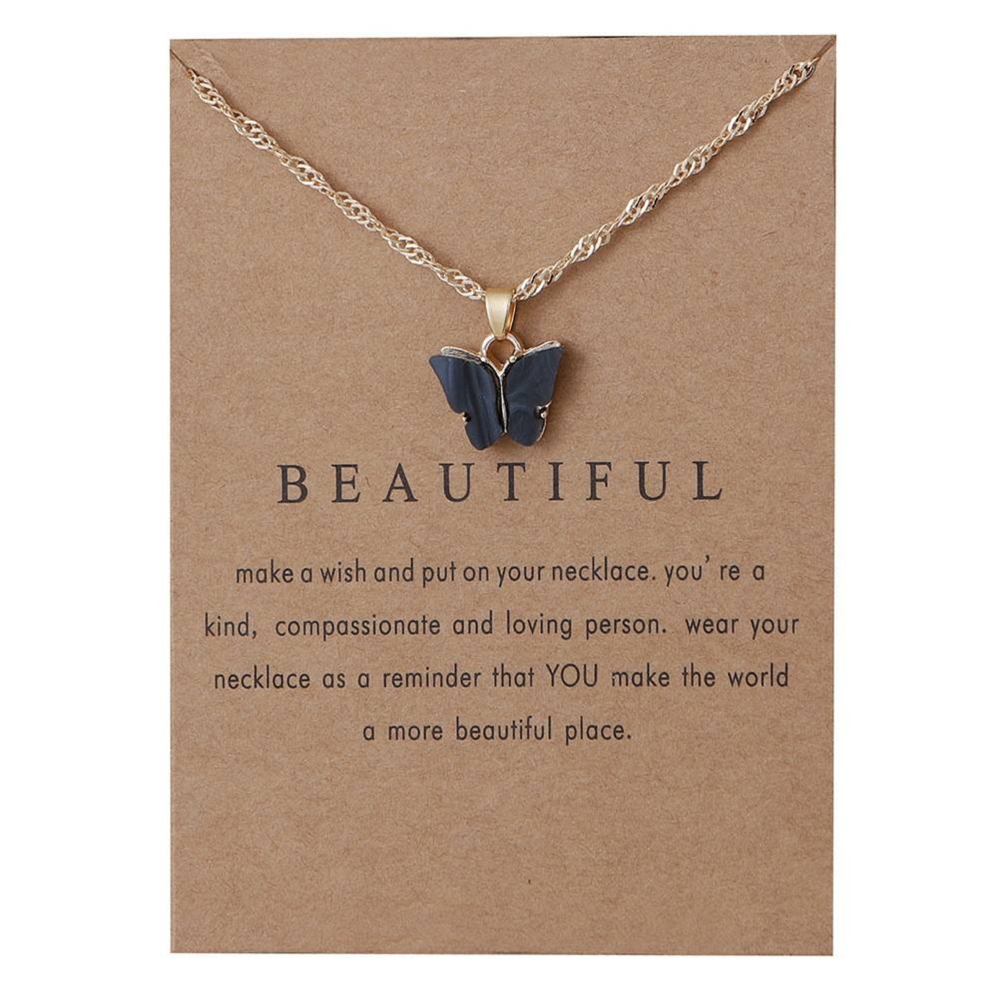 Beautiful Butterfly Necklace