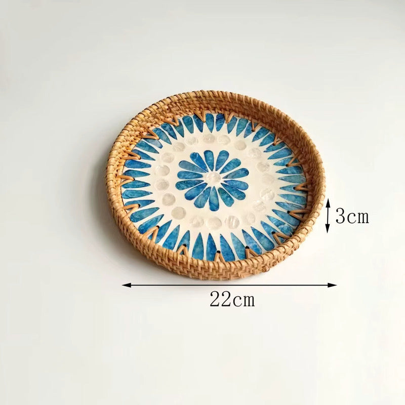 Nest And Nook Round 3 Piece Tray Set