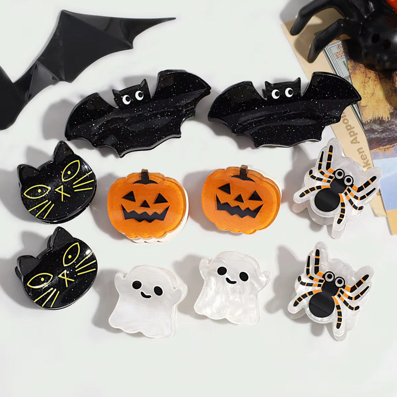 10 Piece Halloween Hair Clip Set
