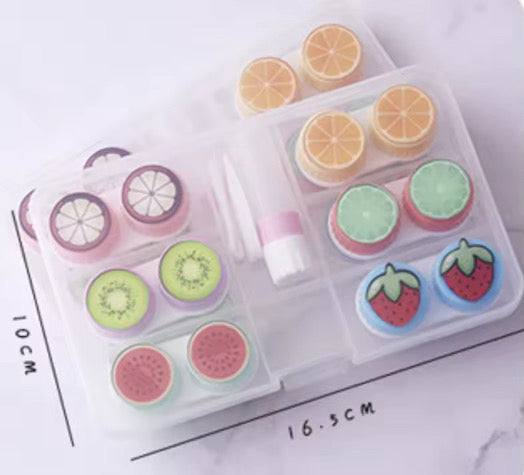 Fruit- Tasic Fruit Themed Contact Case Set