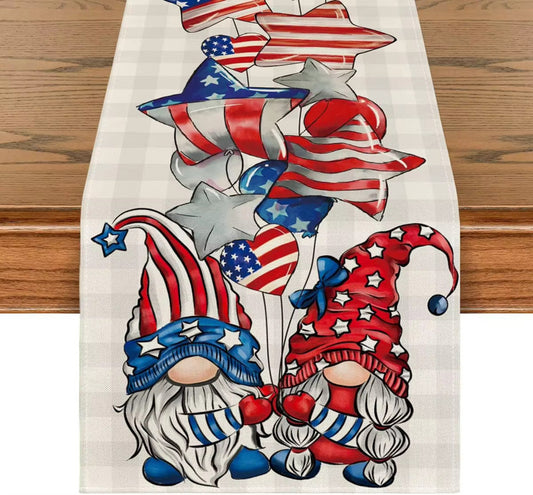 Partriotic Table Runners
