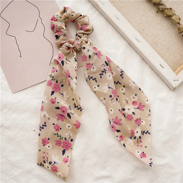 Set of 5 Floral Hair Scarves