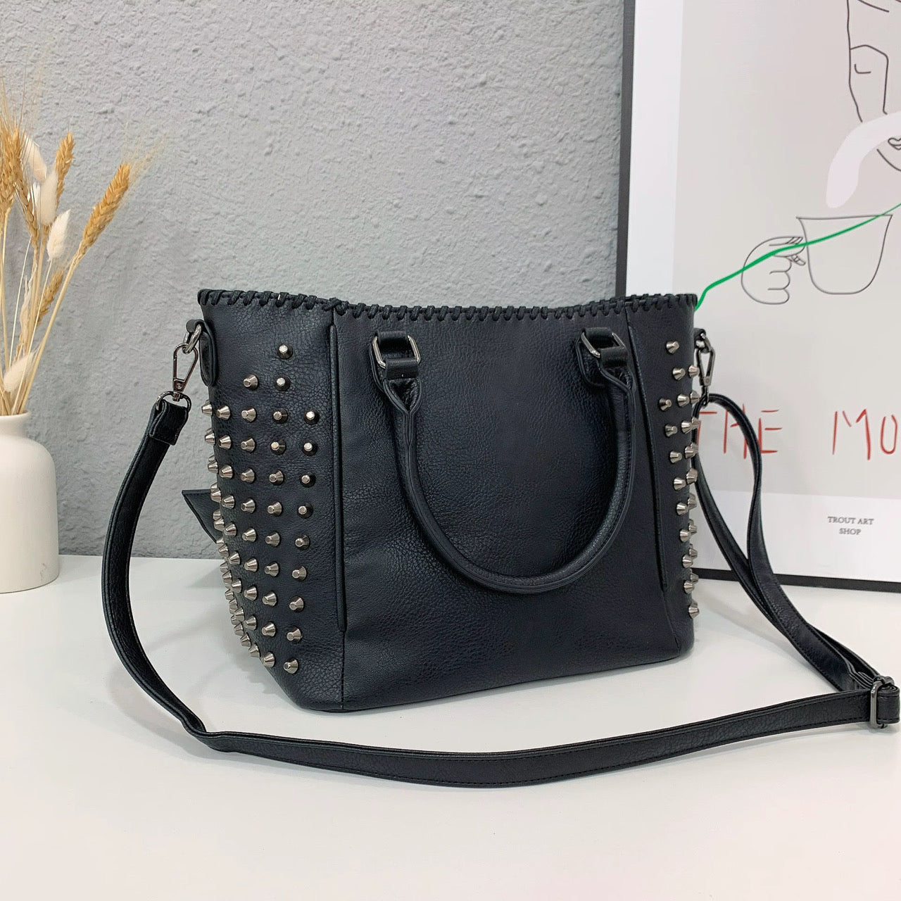 The Rebel Stud Purse