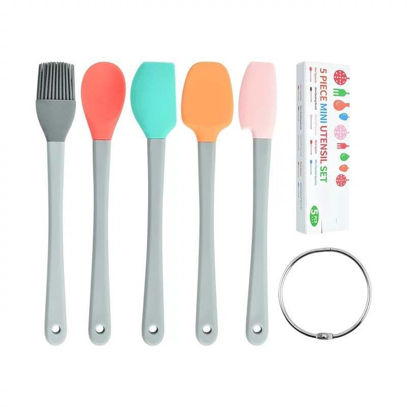 5 piece mini utensil set