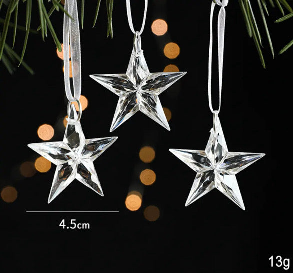 3 Piece Acrylic Ornaments