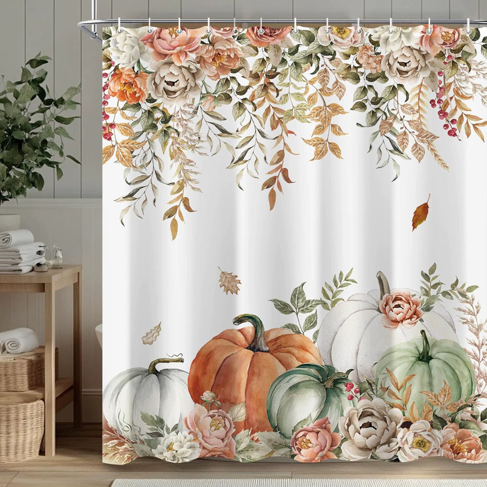 Fall Themed Shower Curtains