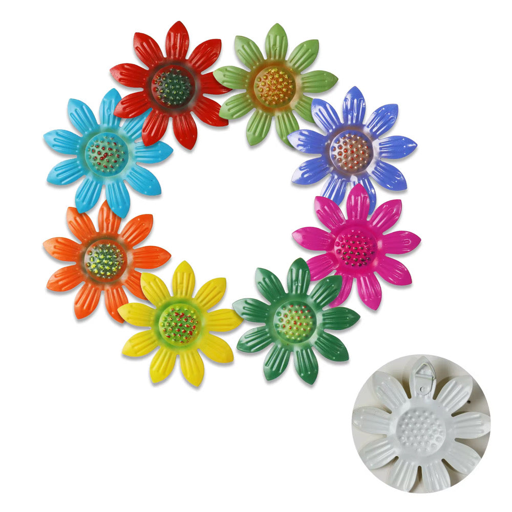 Flower Wall Decor Set Of 8