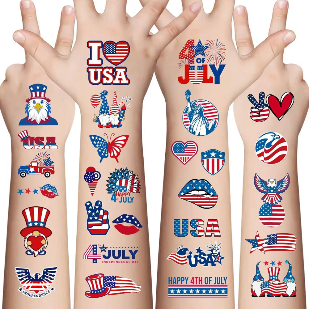 OPEN Red, White & You Temp Tattoo Kit