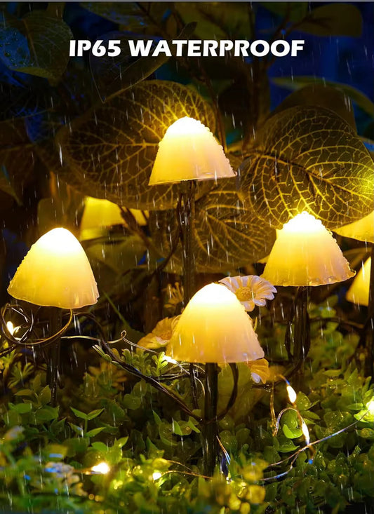 Solar Mushroom Garden Lights