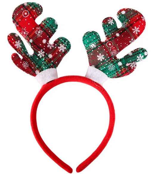 12 Piece Christmas Headband Set