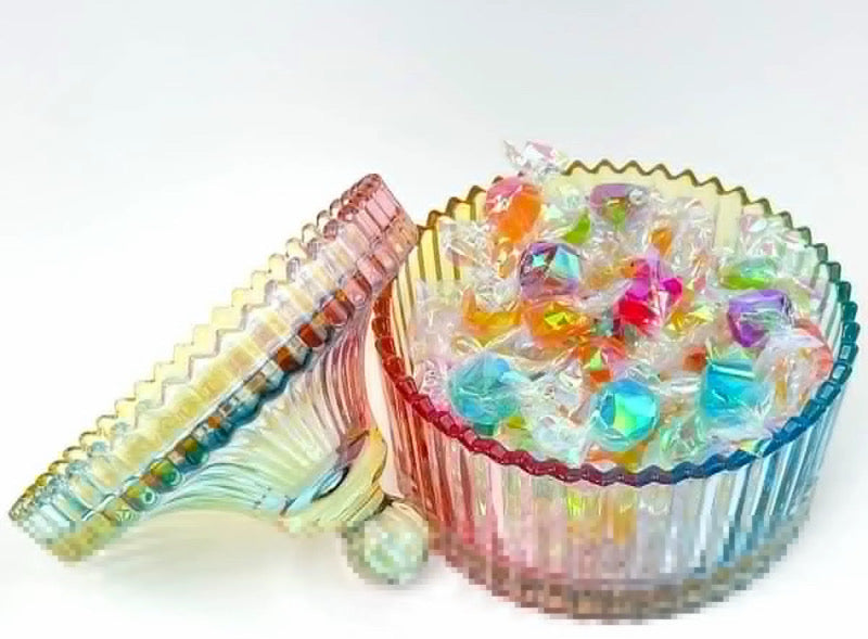Rainbow Reflection Dish With Lid