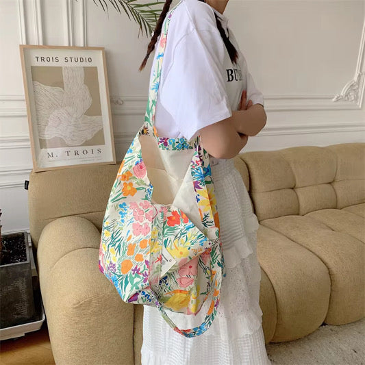 Floral Market Bag