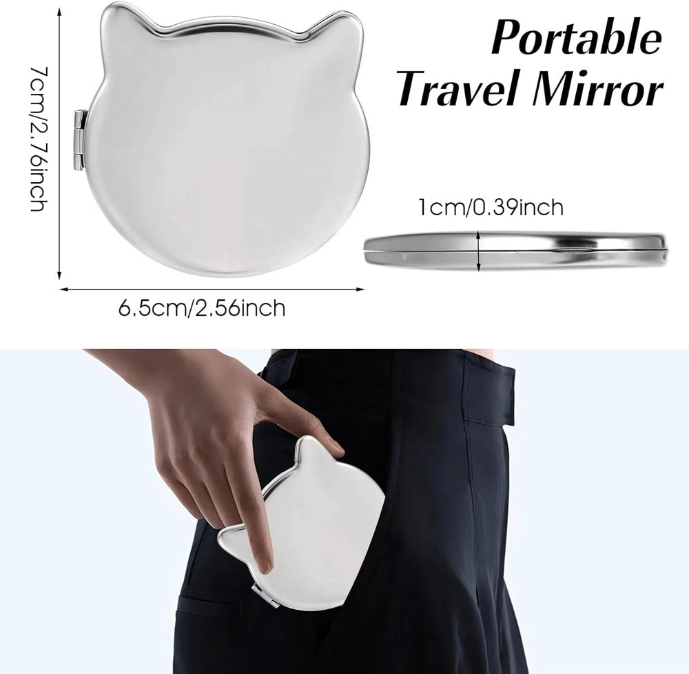 Cutie Cat Compact Mirror