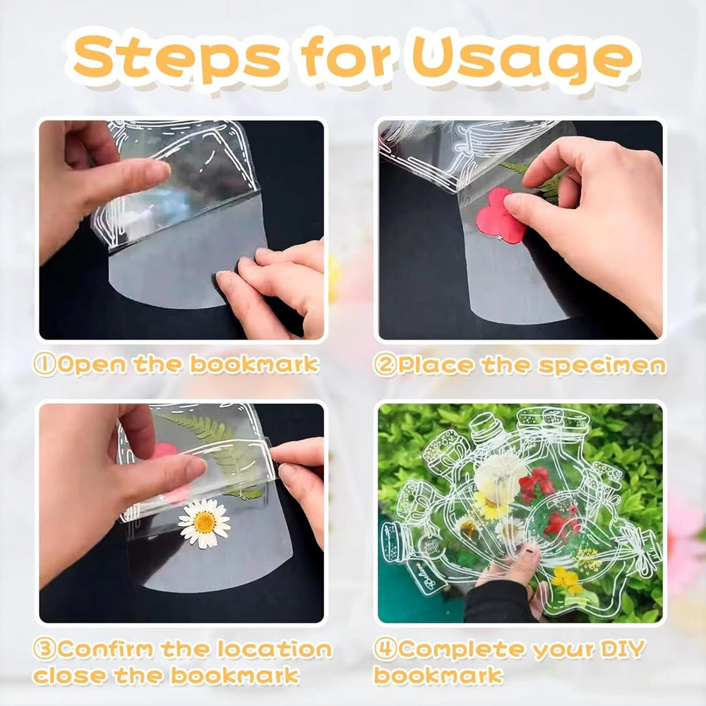 Trending 40 Piece Dried Flower Bookmark Kit