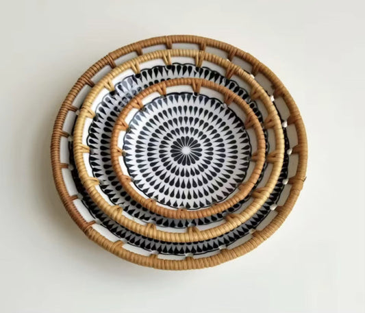 The Solstice 3 Piece Tray Set