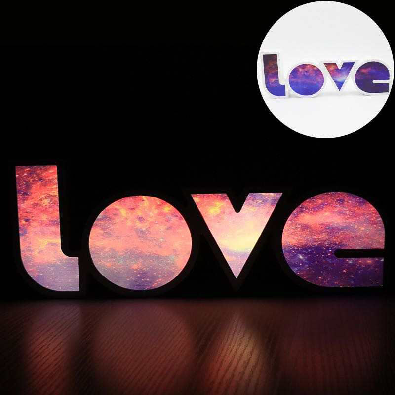 Trendy Colorful Love sign