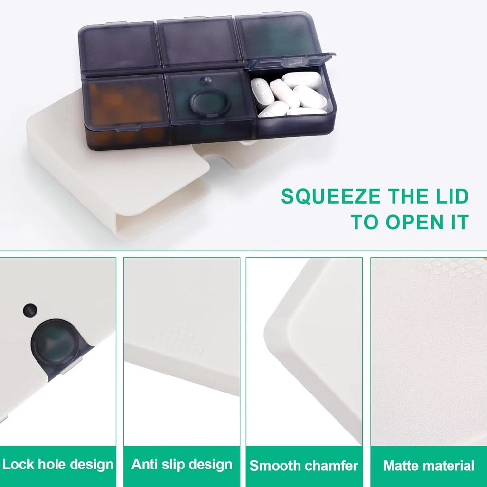Set of 3 Portabale Pocket Size Medicine Organizer