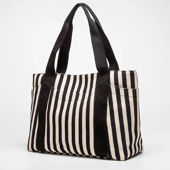 Striped Tote Bag