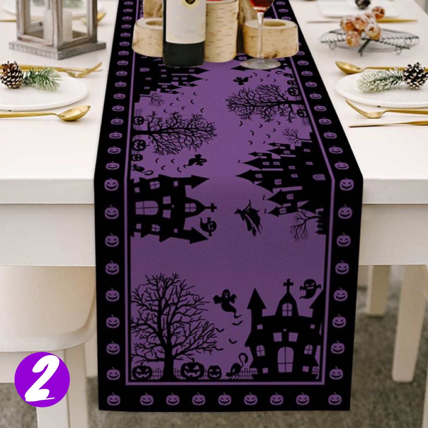 Haunted Halloween Table Runenrs