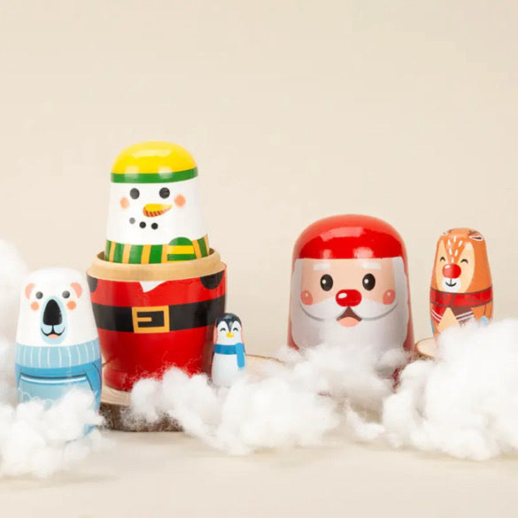 Holiday Nesting dolls