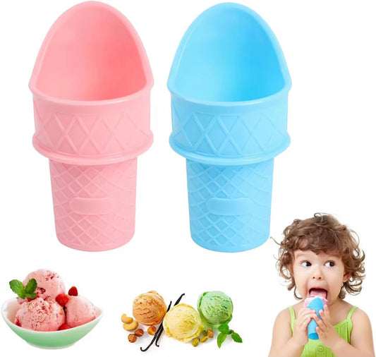 Reusable Ice Cream Cone Set of 2