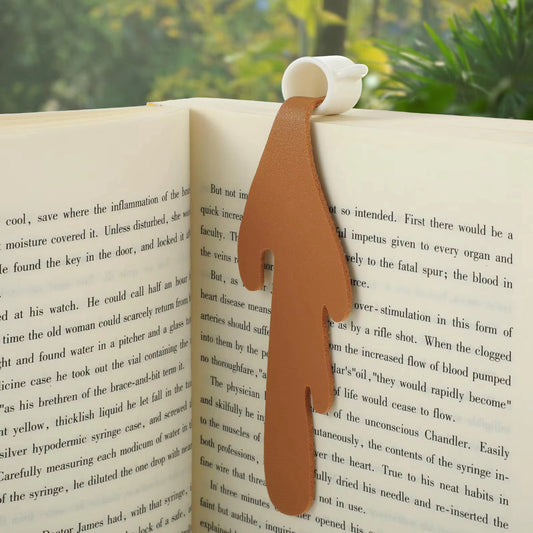 2 Piece Spilled Coffee Bookmark Set