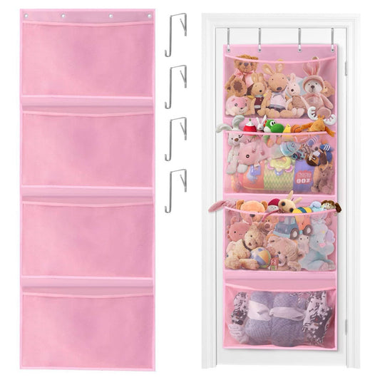 Over the door stuff animal organizer