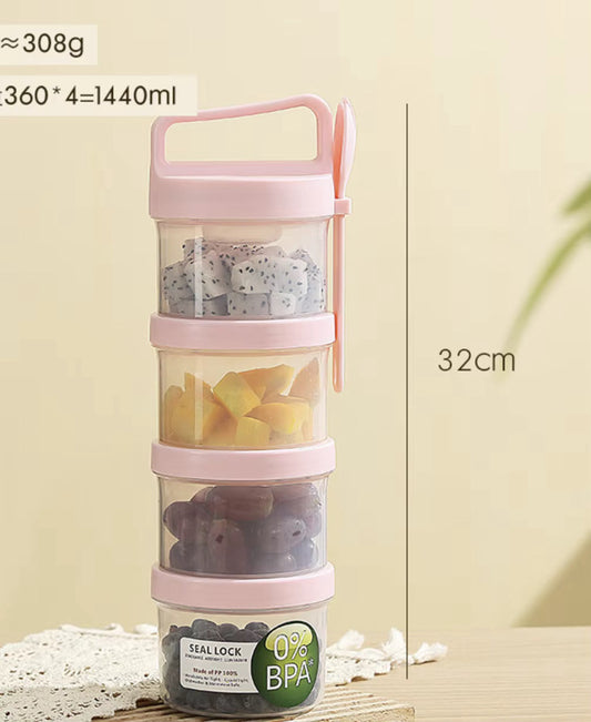 Stack Attack Snack Containers
