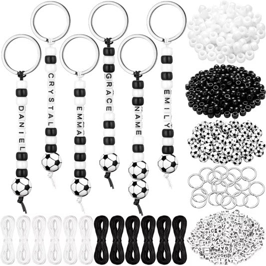 Soccer Themed Keychain Kit