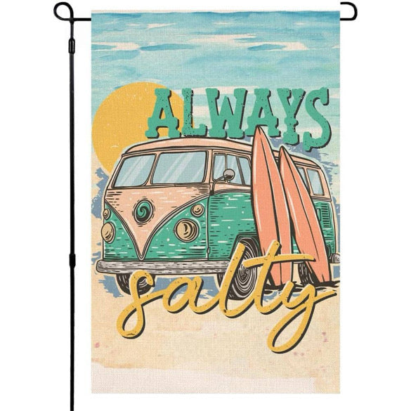 Super Awesome Summer Garden Flags