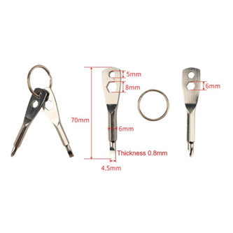 Keychain Screwdriver Set