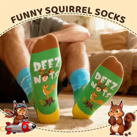 Funny Squirrel Socks