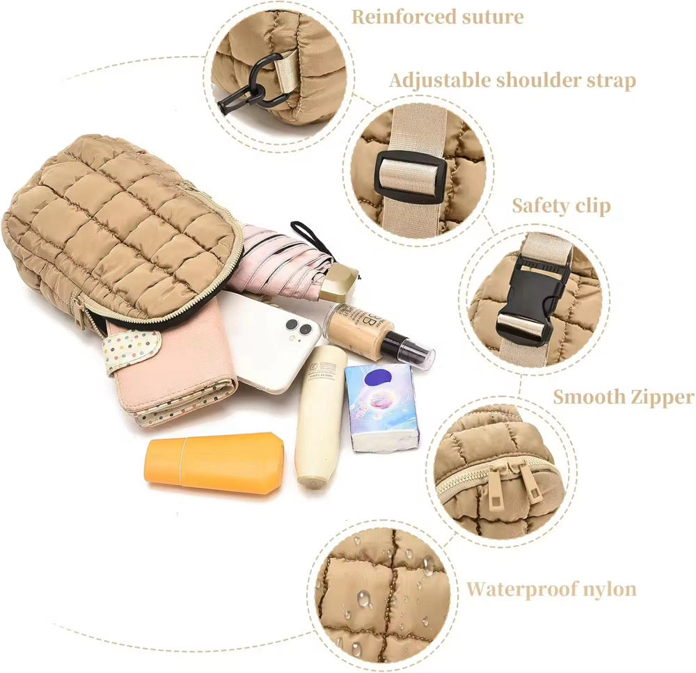 OPEN Puffy Crossbody Bag