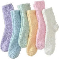 Fuzzy And Fab Set of 6 Socks