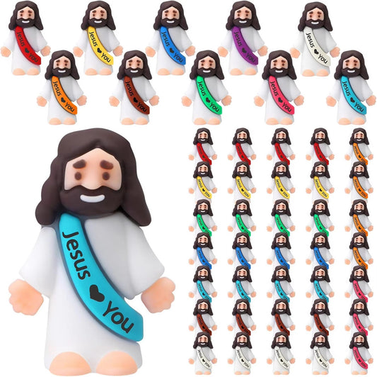 50 Piece Jesus Loves You Figures