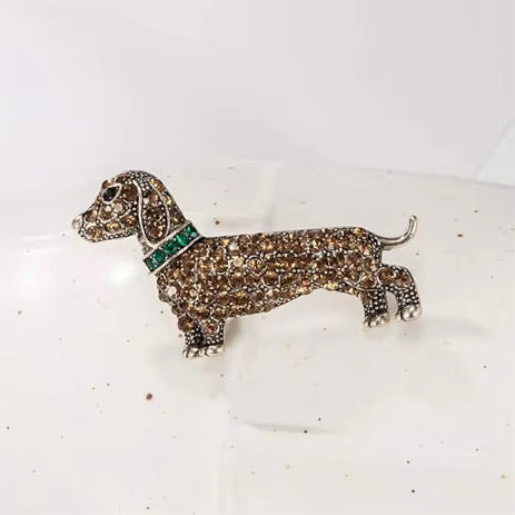 Dapper Dog Brooch