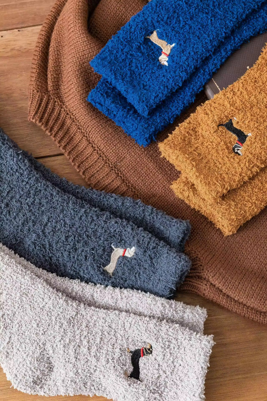 Warm & Weenie Fuzzy Socks