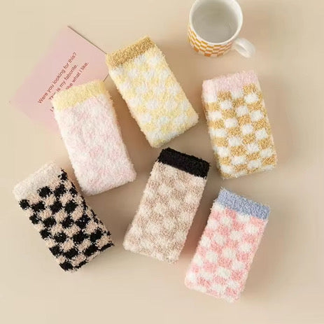 Check It Out Soft Plush Sock Set of 6